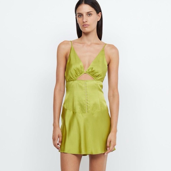 BEC & BRIDGE Teresa Dress in Wasabi - Picture 2 of 3